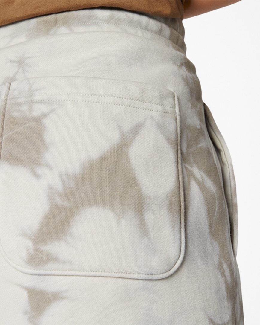 Calça De Moletom Converse Go-To Star Chevron Washed Standard Fit Feminino Branco | PT I08950P